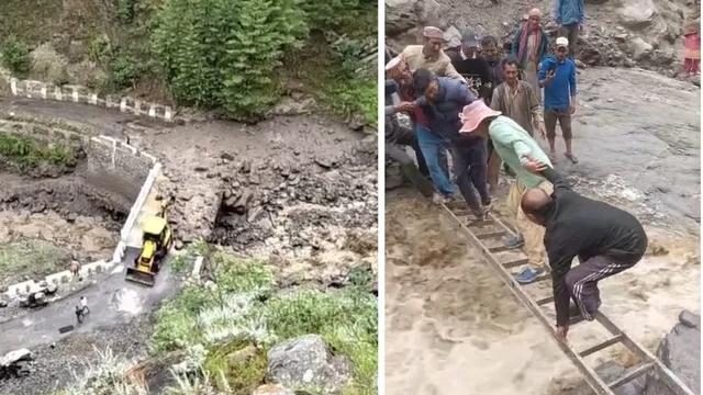 हिमाचल में बारिश बनी आफत, तीन जगह बादल फटे; 3 पुल बहे, जनजीवन प्रभावित